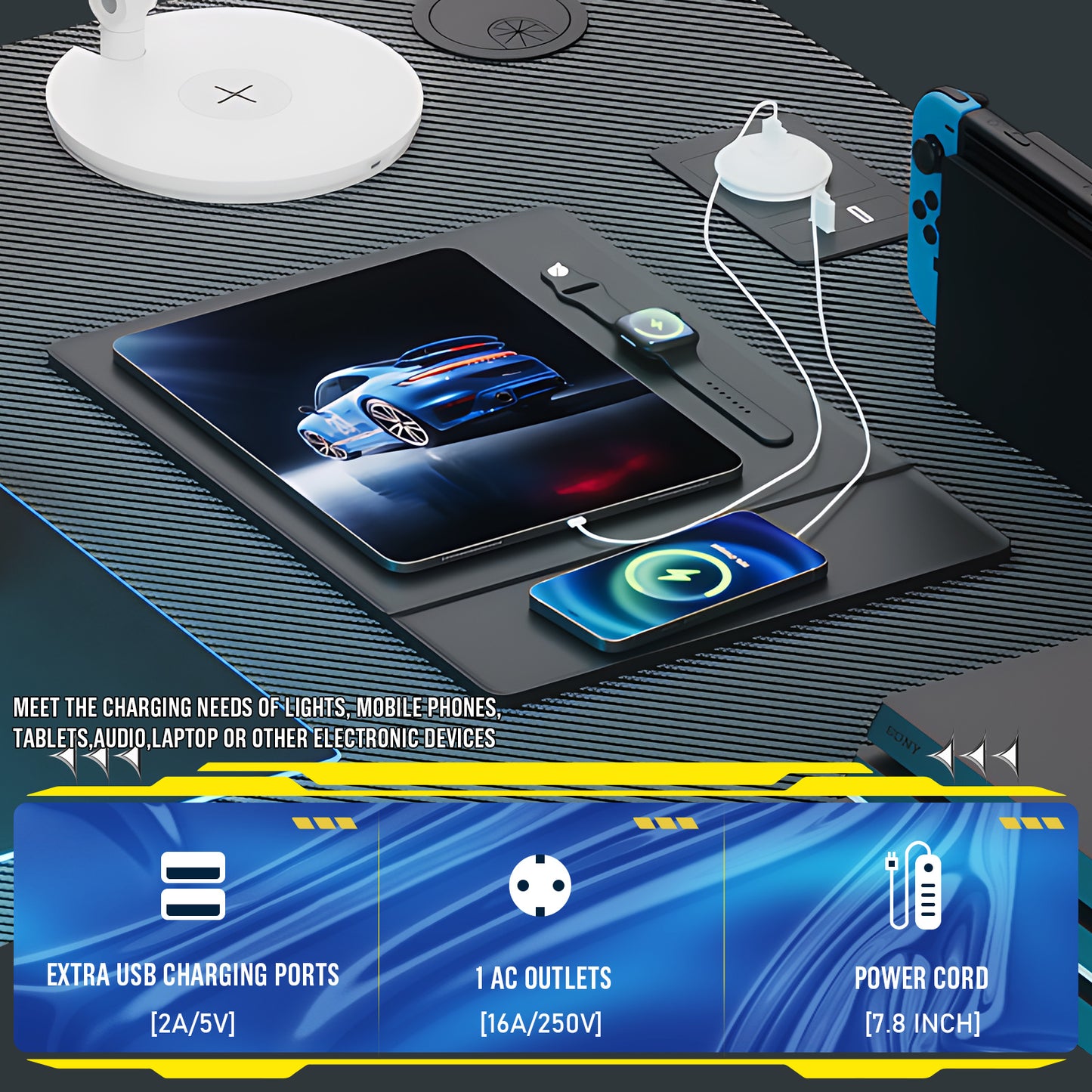 Premium COMHOMA L Shaped Gaming Desk