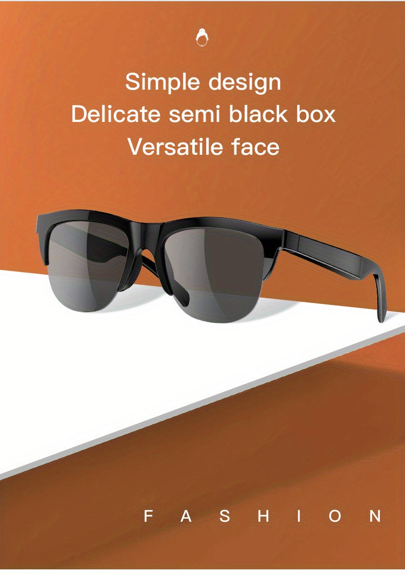 Smart Wireless Glasses – Music, Calls & UV Protection in One