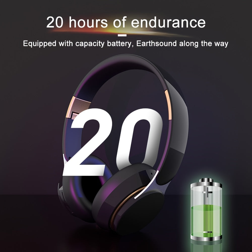 07S Wireless Over-Ear Headphones – HD Sound, Long Battery Life & Comfort