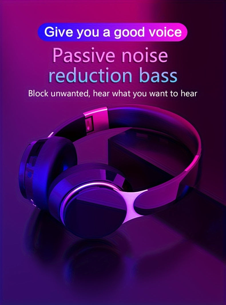 07S Wireless Over-Ear Headphones – HD Sound, Long Battery Life & Comfort