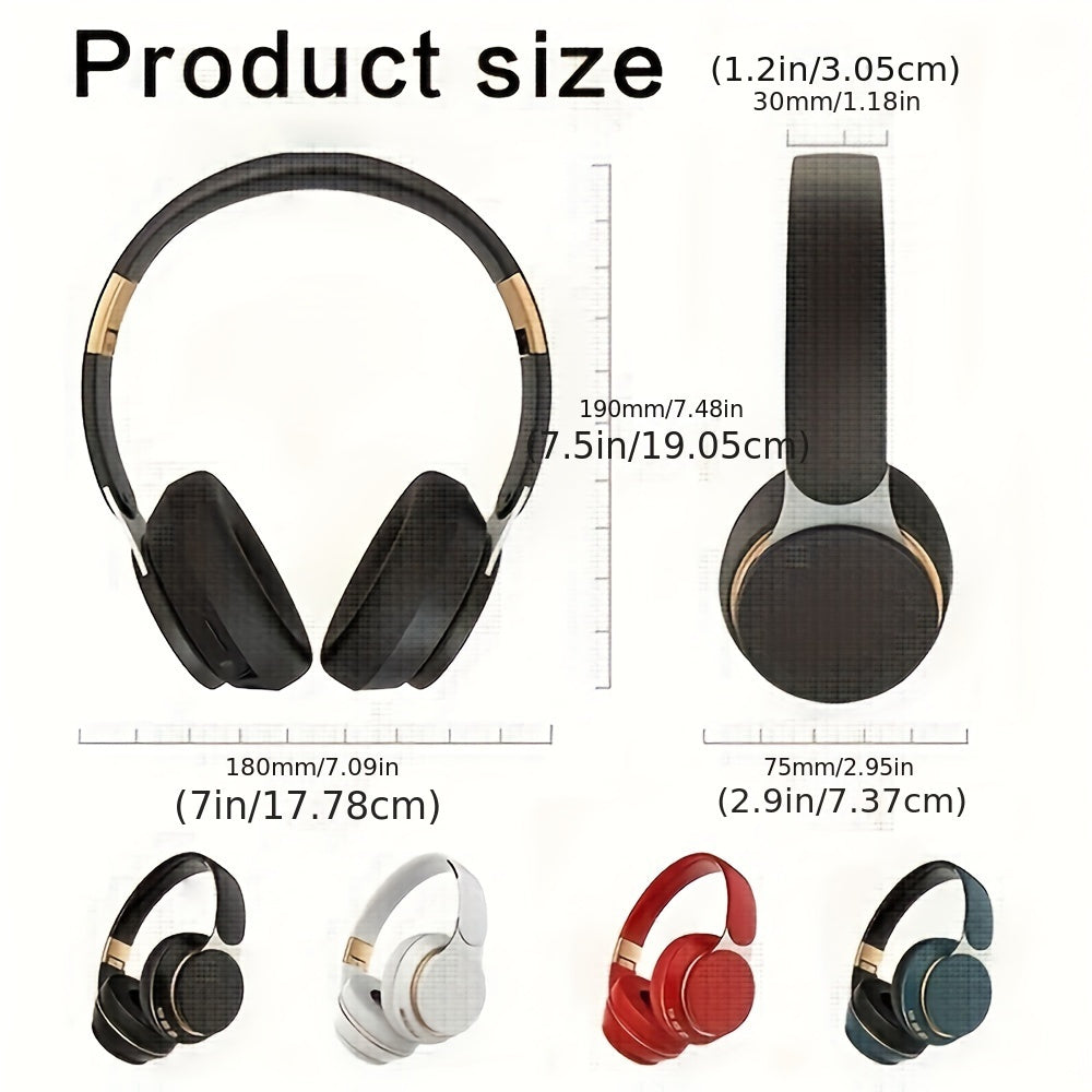 07S Wireless Over-Ear Headphones – HD Sound, Long Battery Life & Comfort