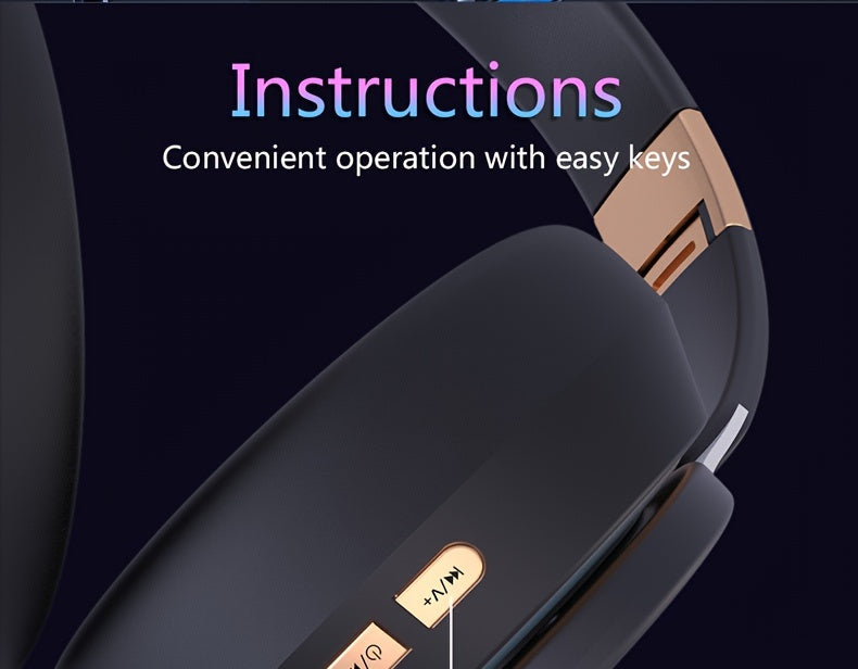 07S Wireless Over-Ear Headphones – HD Sound, Long Battery Life & Comfort