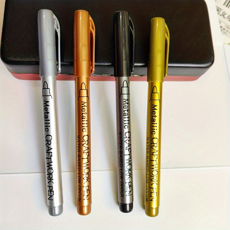 4PCS Erasable Whiteboard Markers β Perfect for Learning & Office Use - Multiple Styles
