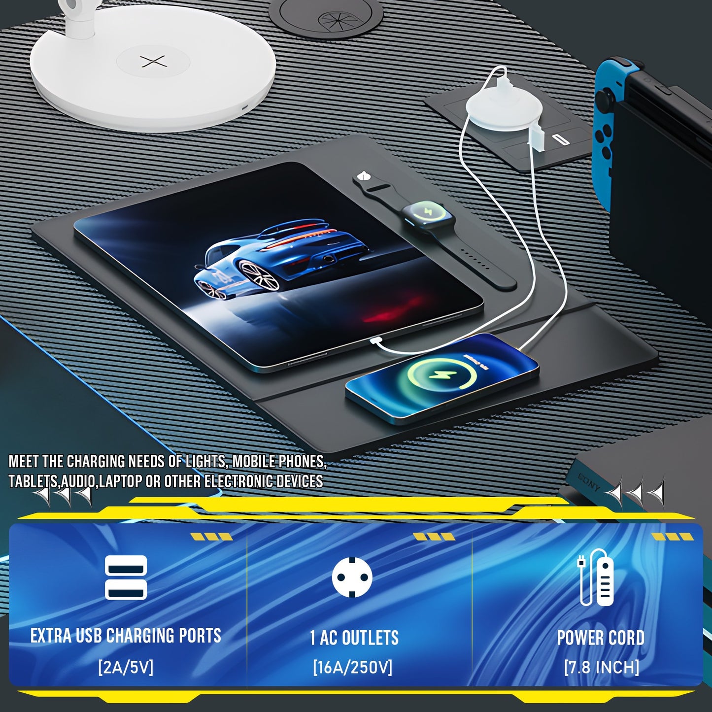 Premium COMHOMA L Shaped Gaming Desk