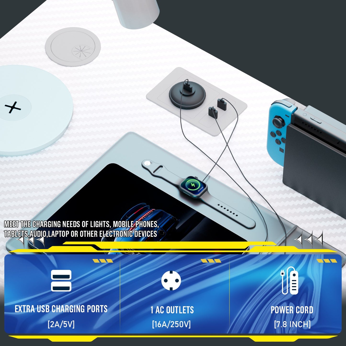 Premium COMHOMA L Shaped Gaming Desk