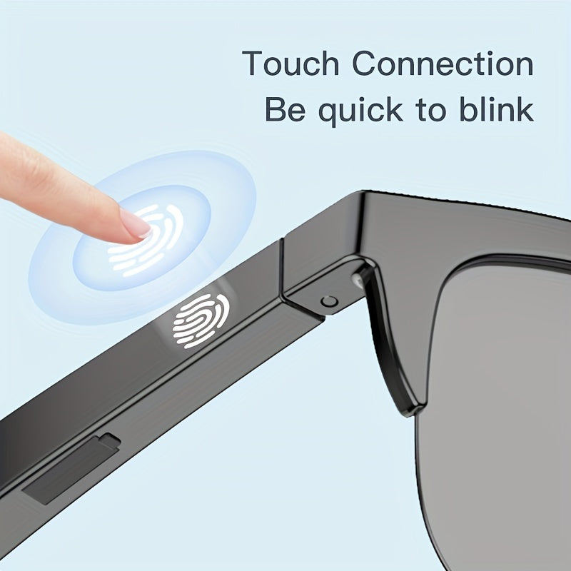 Smart Wireless Glasses – Music, Calls & UV Protection in One