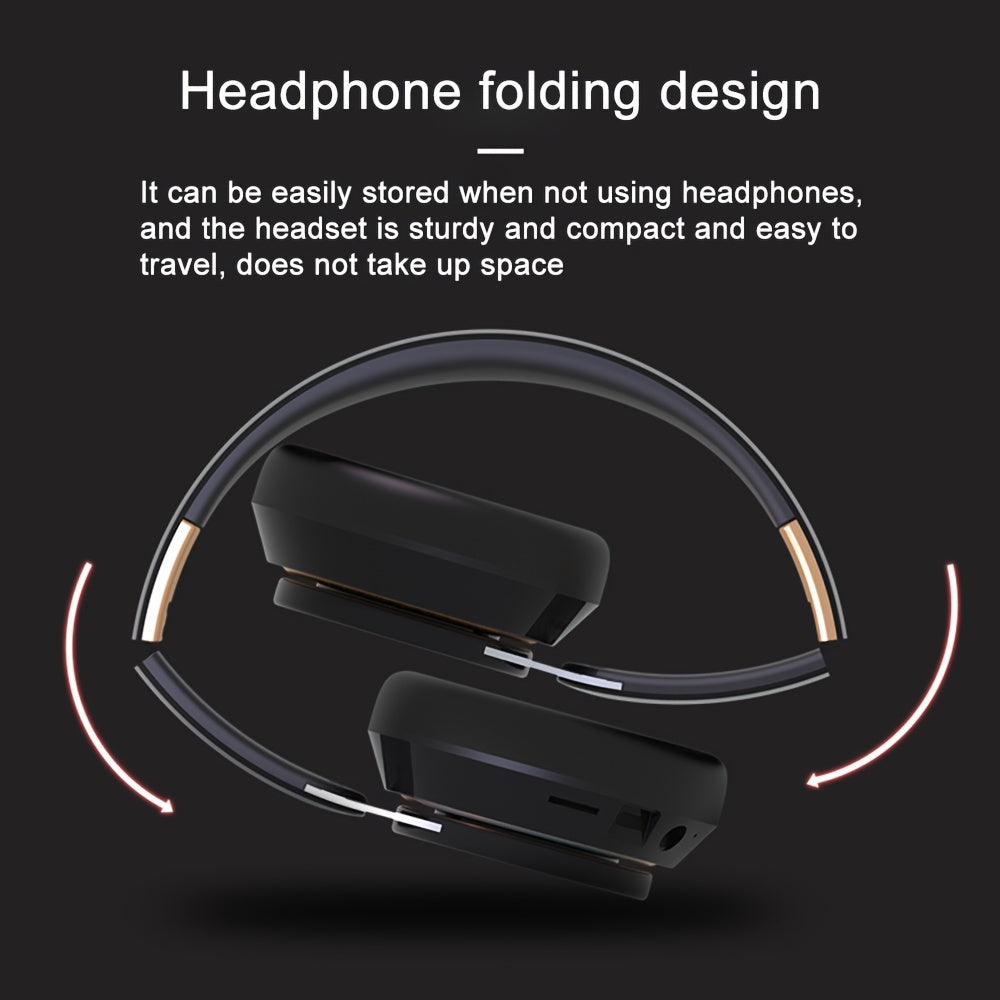 07S Wireless Over-Ear Headphones – HD Sound, Long Battery Life & Comfort