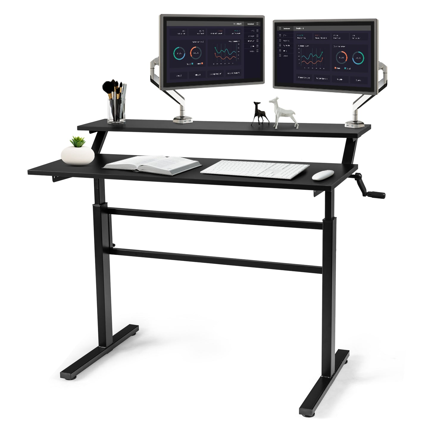 Height Adjustable Sit-to-Stand Desk β Ergonomic & Stylish