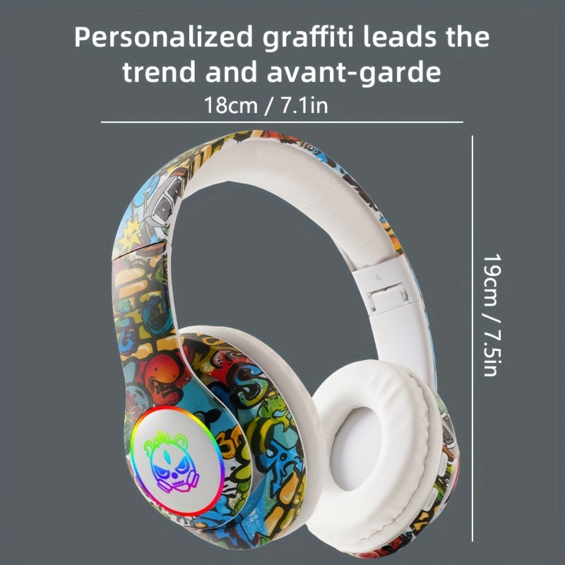 Wireless Foldable Gaming Headphones โ Long Battery Life & Immersive Sound