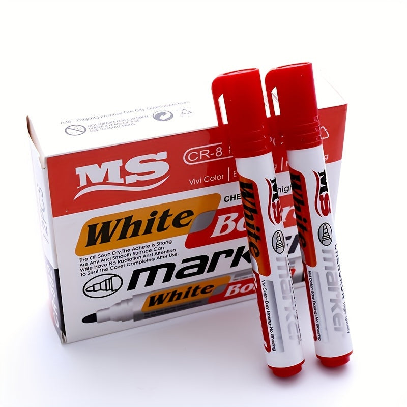 4PCS Erasable Whiteboard Markers β Perfect for Learning & Office Use - Multiple Styles