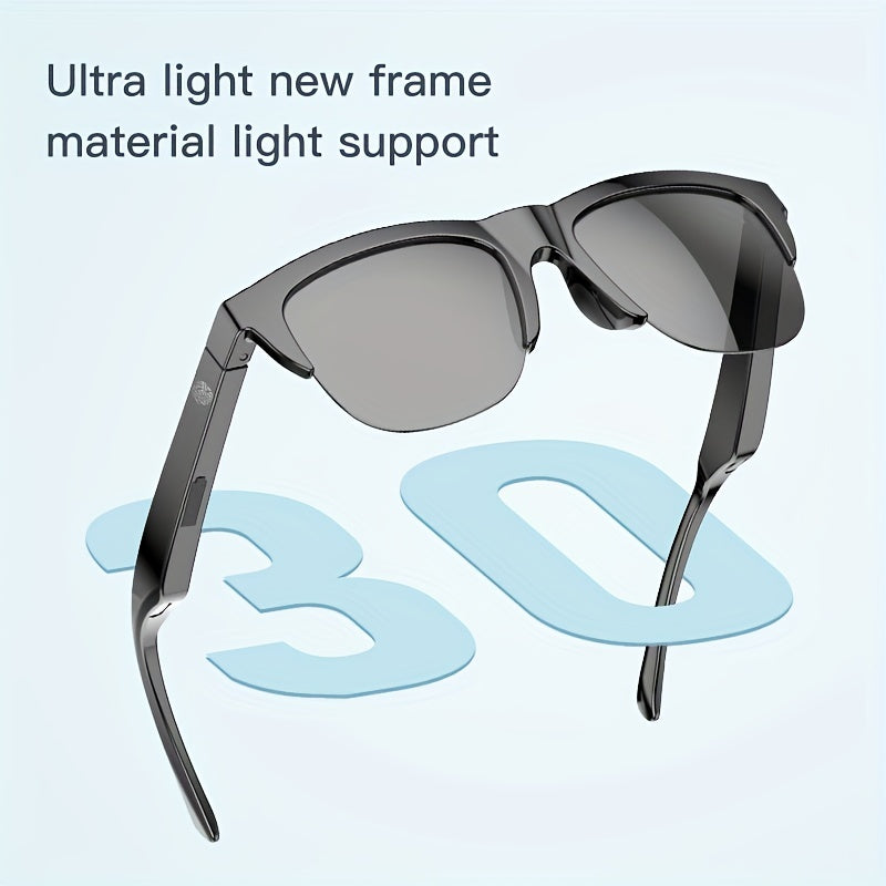Smart Wireless Glasses – Music, Calls & UV Protection in One