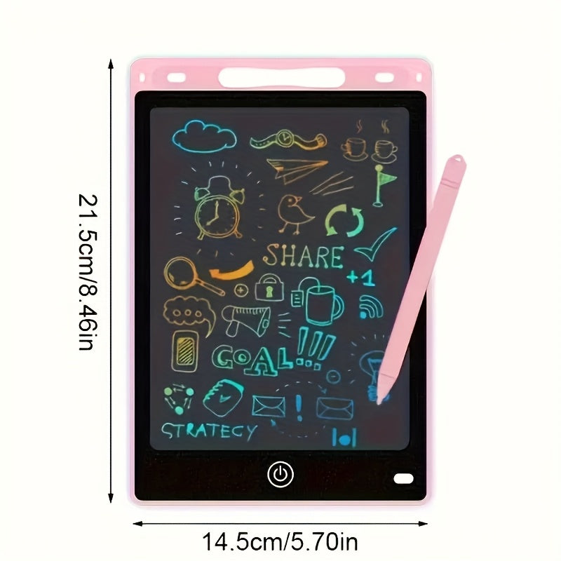 8.5-Inch Multi-Colour LCD Writing Tablet – Erasable & Convenient for Home & Office