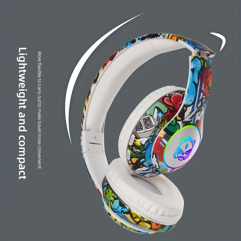 Wireless Foldable Gaming Headphones โ Long Battery Life & Immersive Sound