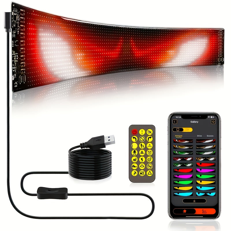 Programmable LED Pixel Soft Light Display โ DIY Text, Patterns & Animations