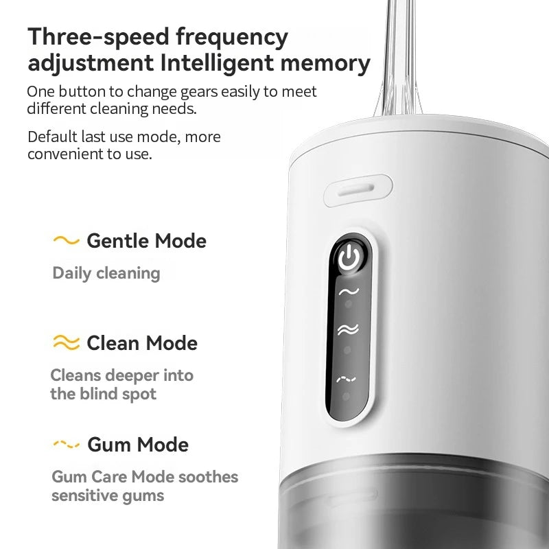 Portable Rechargeable Oral Irrigator – Deep Cleaning for a Healthier Smile!