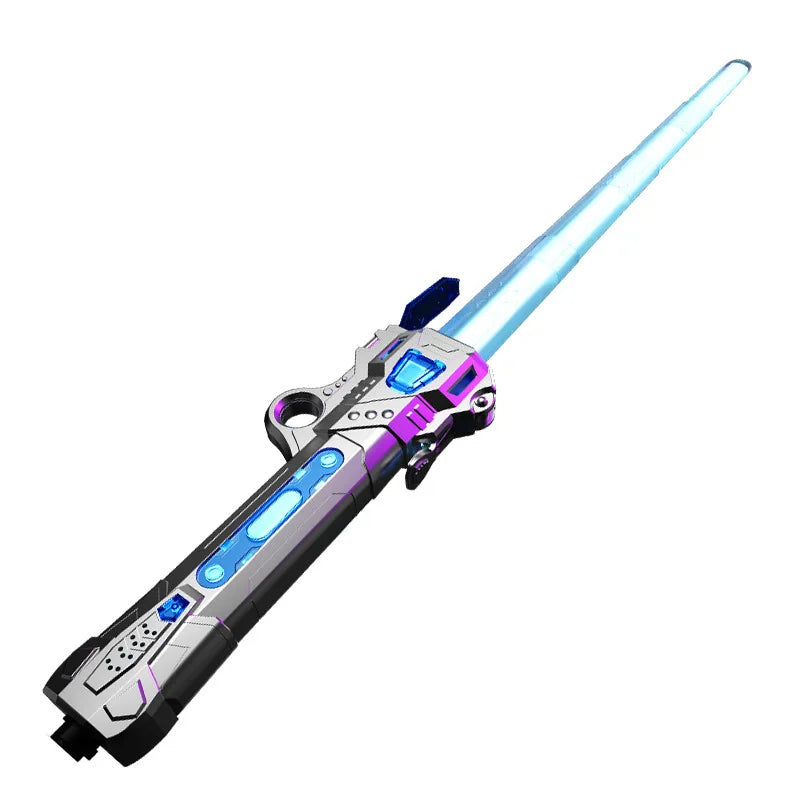 Colourful Glowing Telescopic Laser Sword β Flashing Lights & Sound Effects!