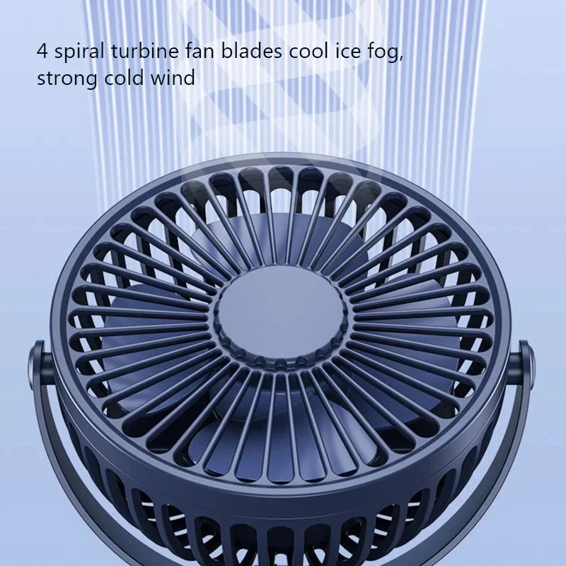 Mini Clip-On USB Fan – Silent & Portable Cooling for Home, Office & Travel