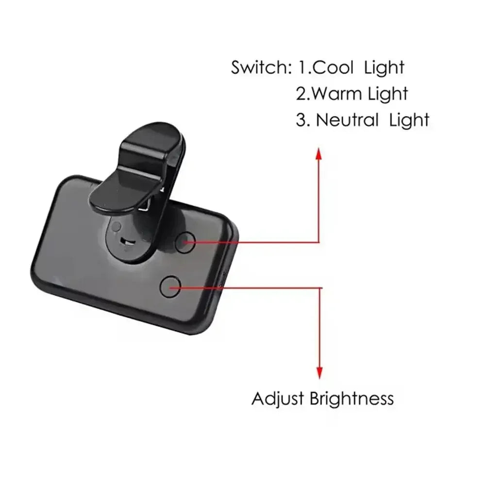 Pocket LED Tri-Colour Selfie Light – Perfect for Video Calls, Photos & More