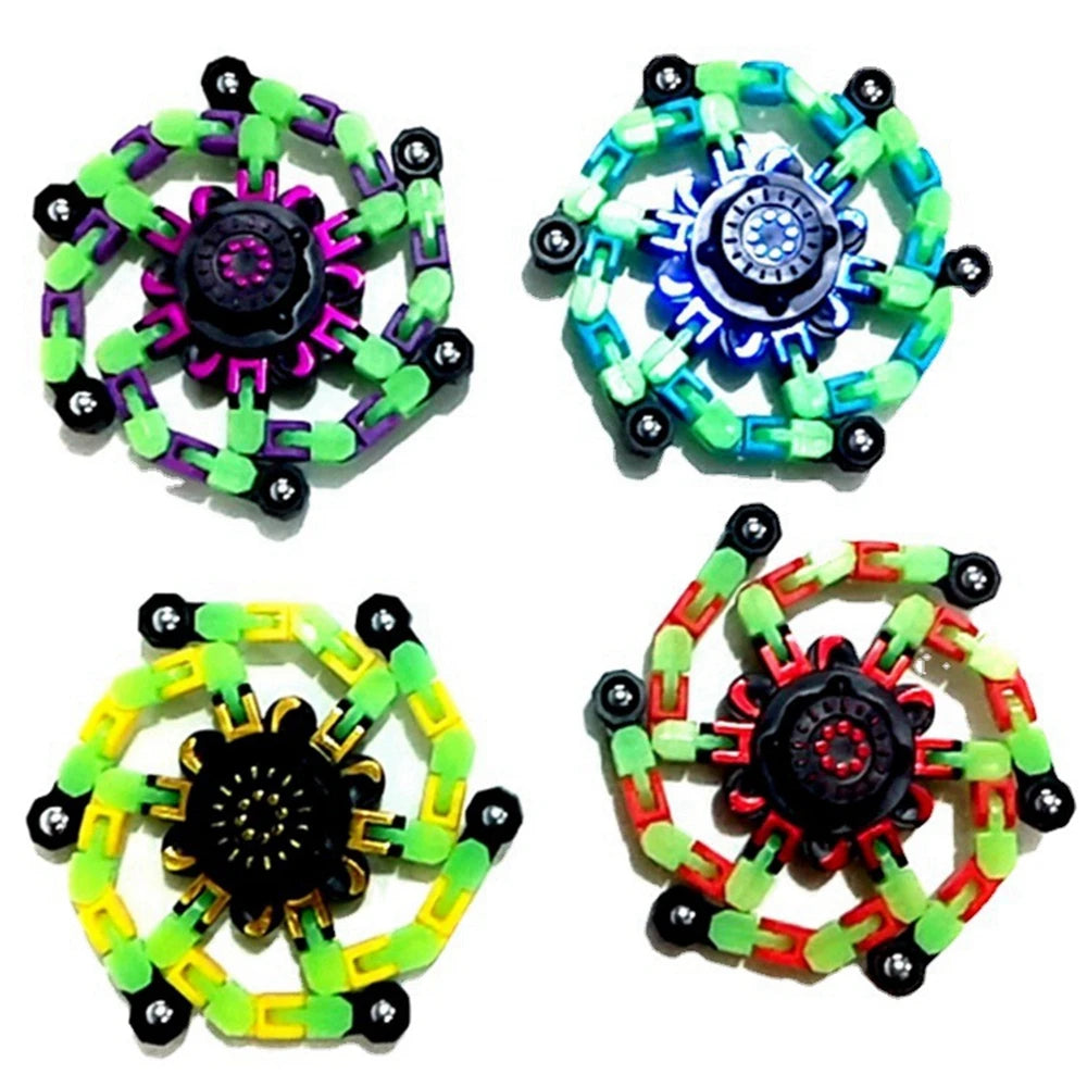 Glow in The Dark Robot Fidget Spinners