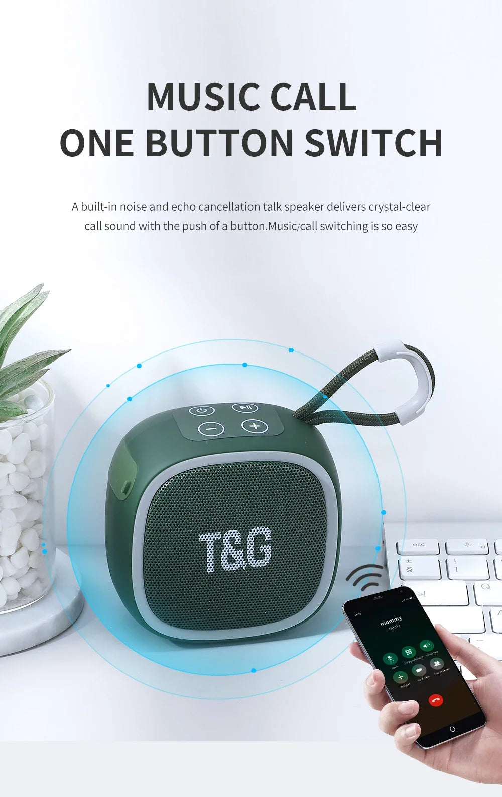 Mini T&G Custom Powerful Bluetooth Speaker
