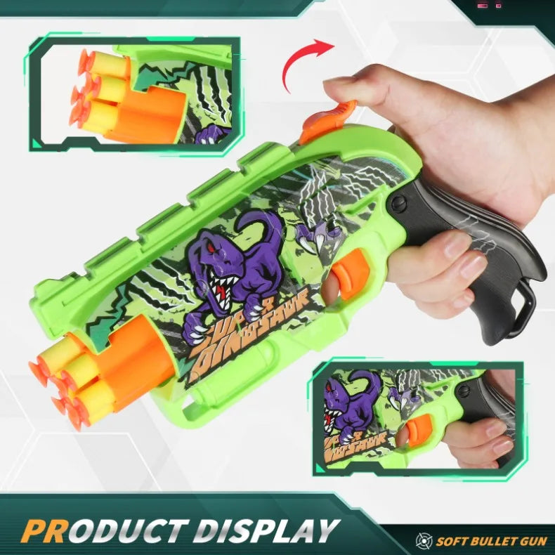 Graffiti Shark Soft Bullet Toy Gun β Safe & Fun Outdoor Action