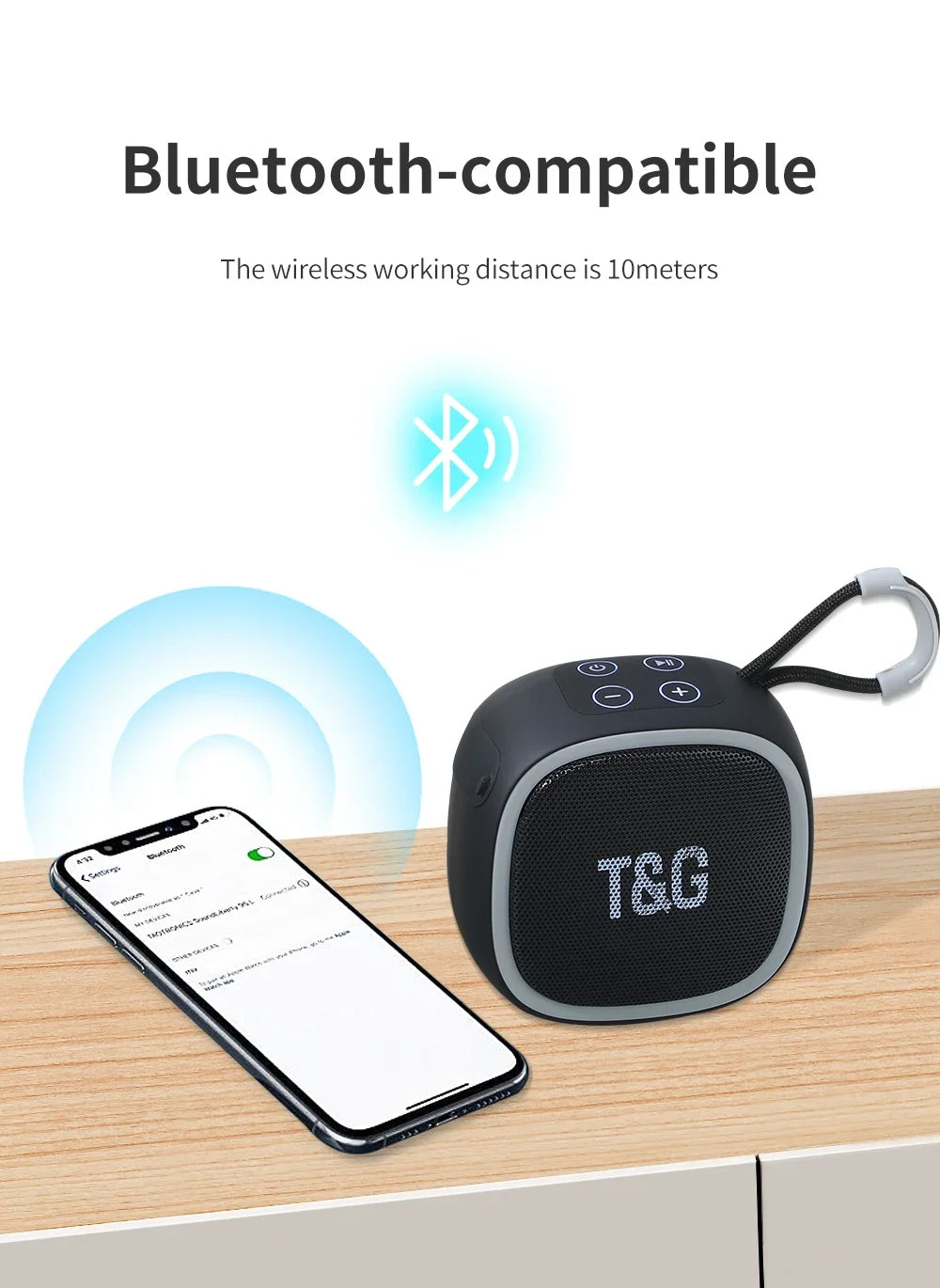 Mini T&G Custom Powerful Bluetooth Speaker