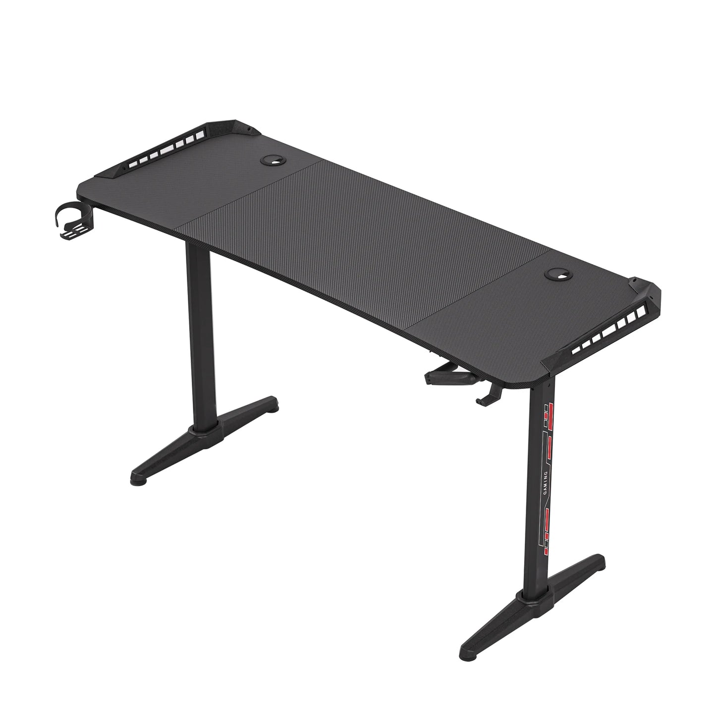 J-ZZ868 Height Adjustable Carbon Fiber Standing Desk Custom Lights