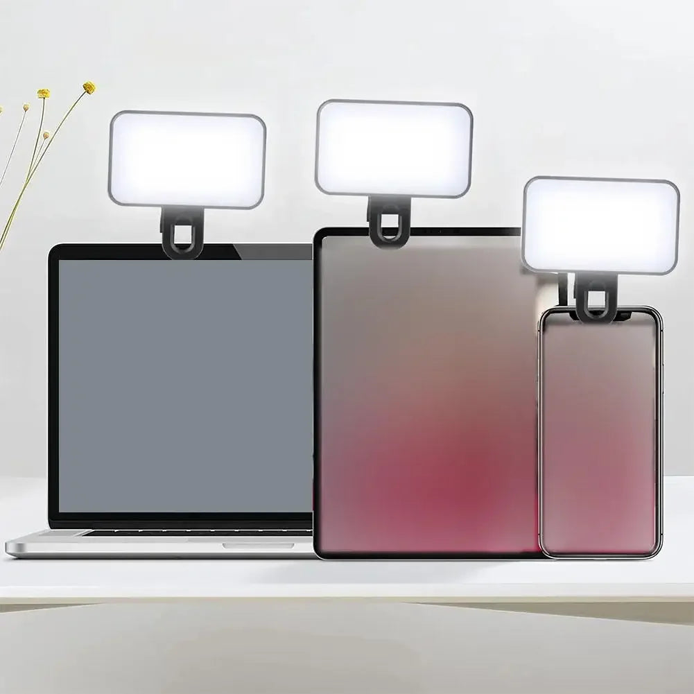 Pocket LED Tri-Colour Selfie Light – Perfect for Video Calls, Photos & More