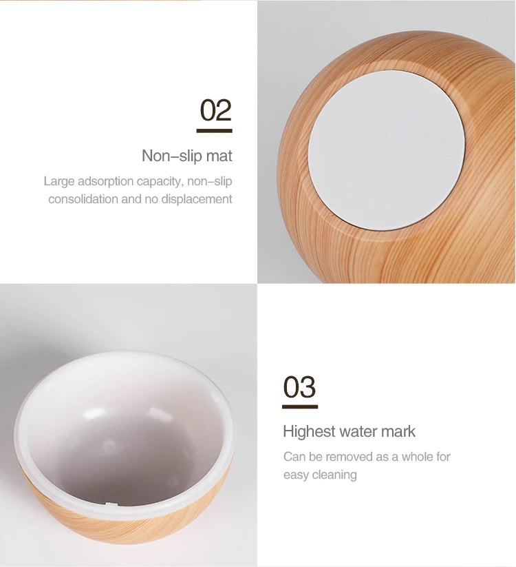 Wood Grain Ultrasonic Humidifier