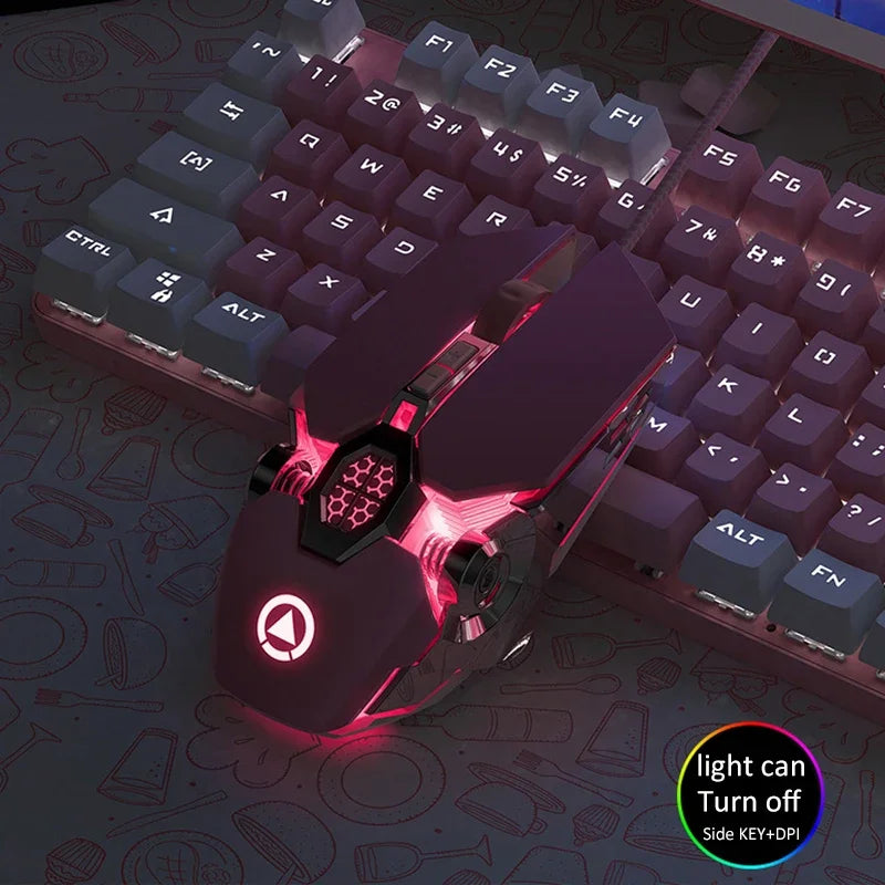 Professional Wired Gaming Mouse โ 3200 DPI, 7 Buttons & LED Backlight