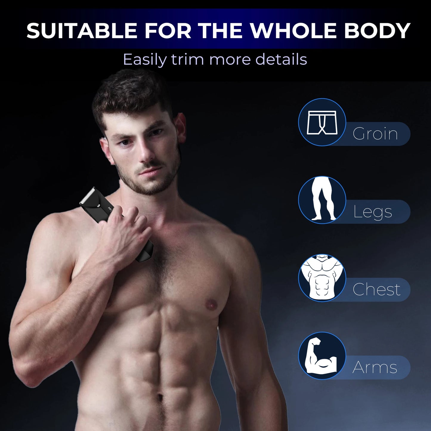 Elite Wet & Dry Precision Grooming: Recortador de vello y cortapelos recargable