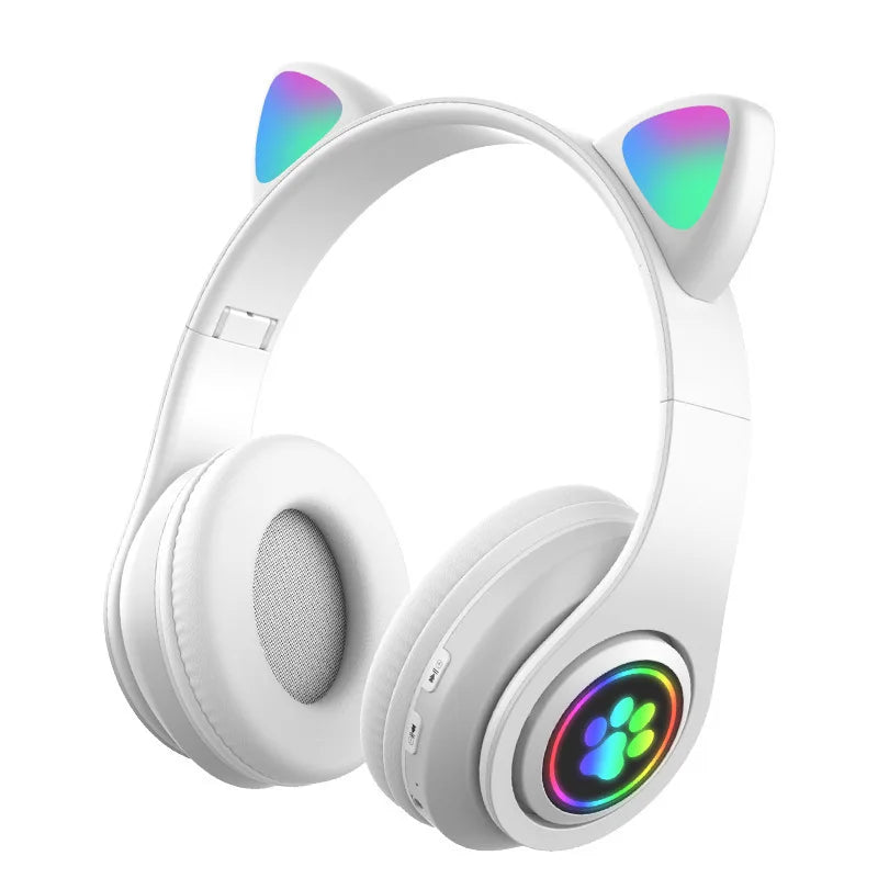 Casque Bluetooth oreilles de chat HAOMAI B39M