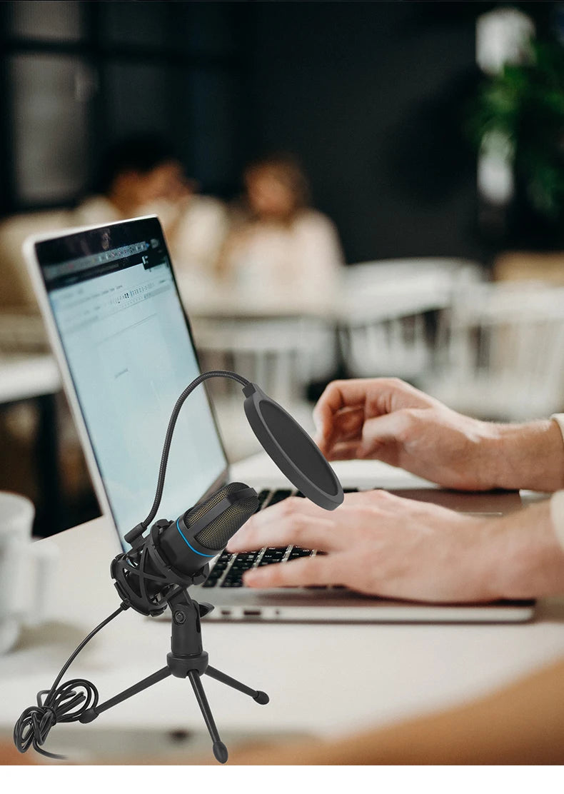 USB RGB Condenser Microphone โ Perfect for Gaming, Streaming & Podcasts