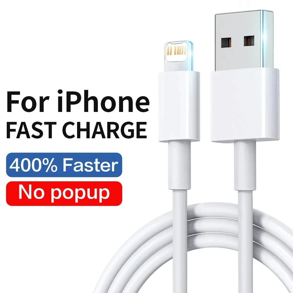 Câble de charge rapide PD 20 W – USB-C vers Lightning pour iPhone