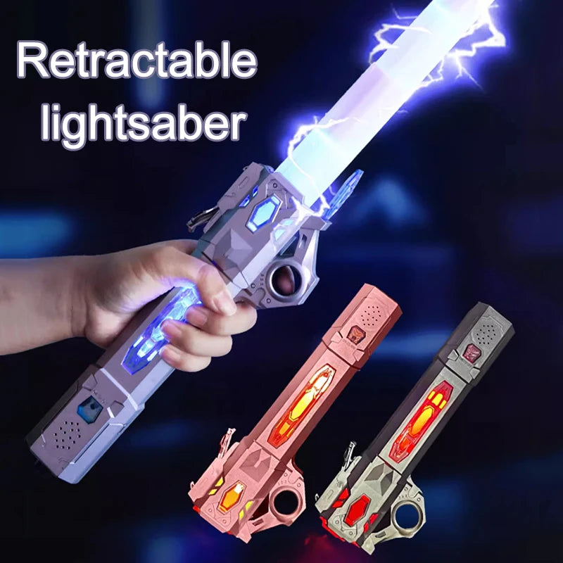 Colourful Glowing Telescopic Laser Sword β Flashing Lights & Sound Effects!