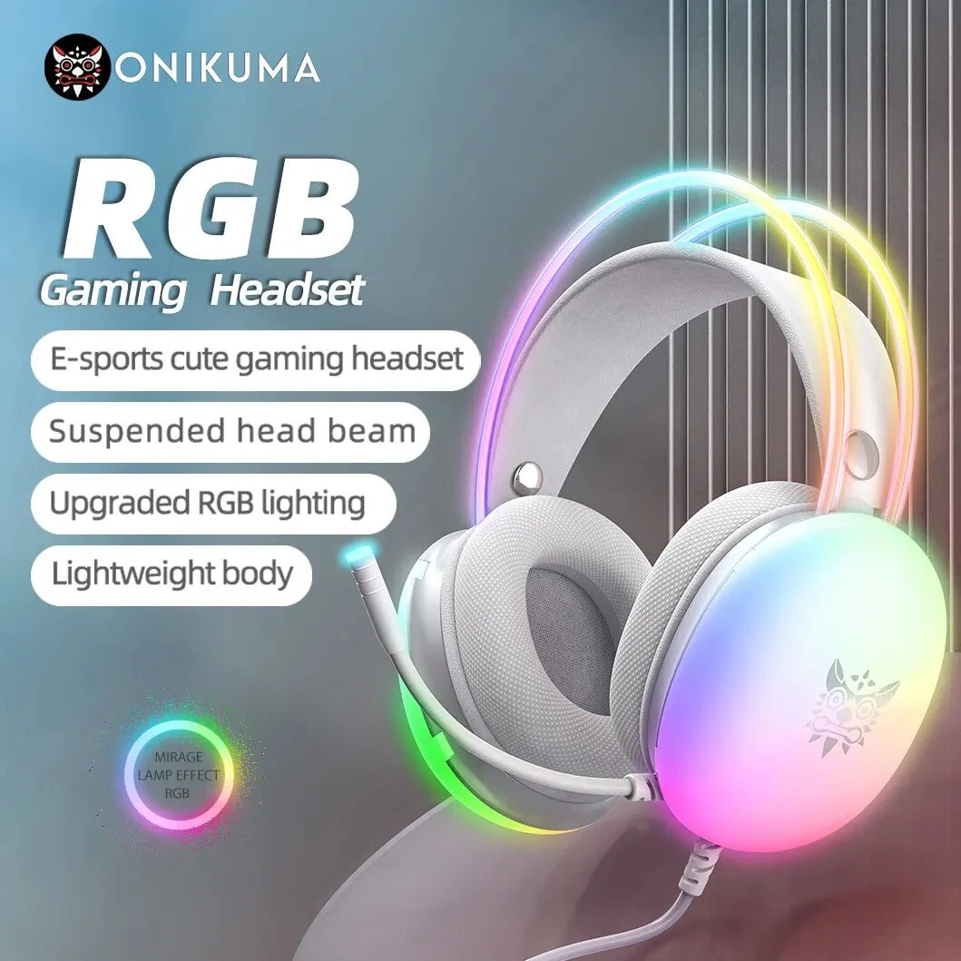 RGB Gaming Headset & Mouse Combo โ Ultimate Esports Package