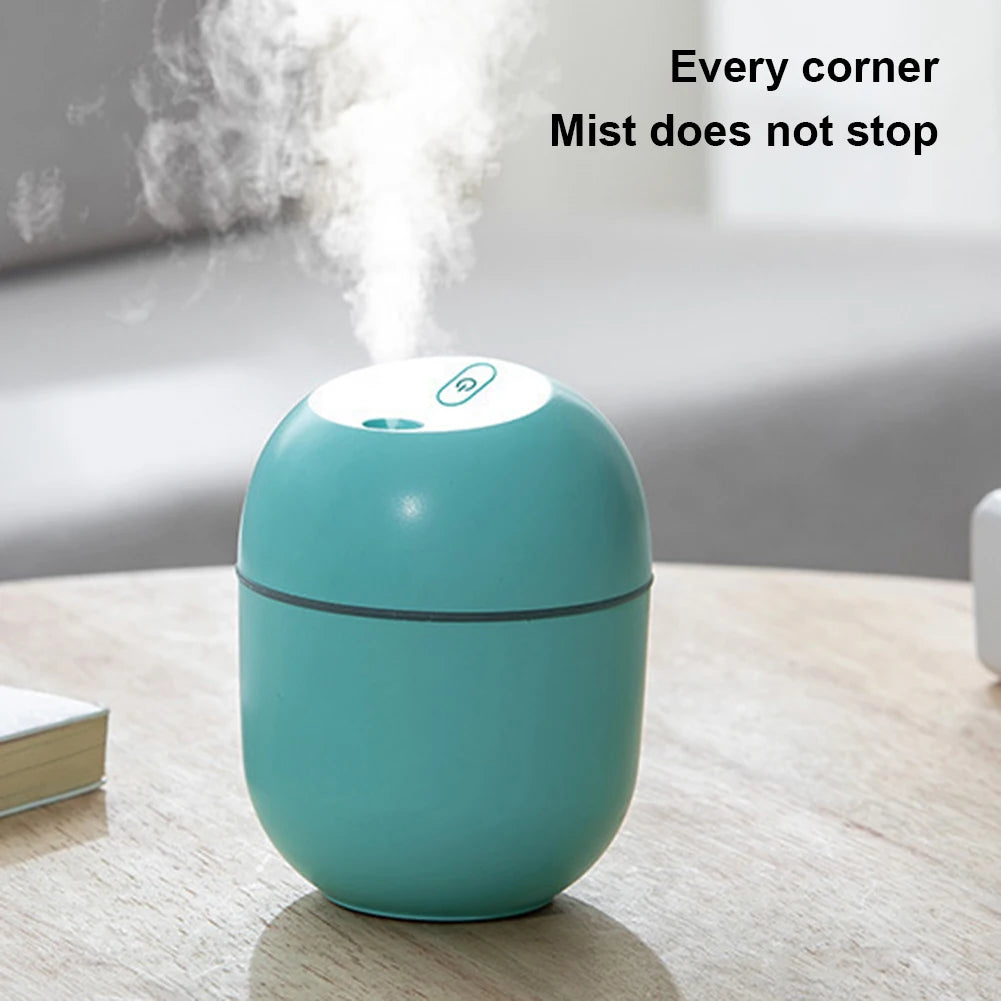 Minimalist Ultrasonic Air Humidifier with LED Lamp Romantic Light