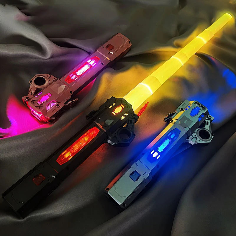 Colourful Glowing Telescopic Laser Sword β Flashing Lights & Sound Effects!