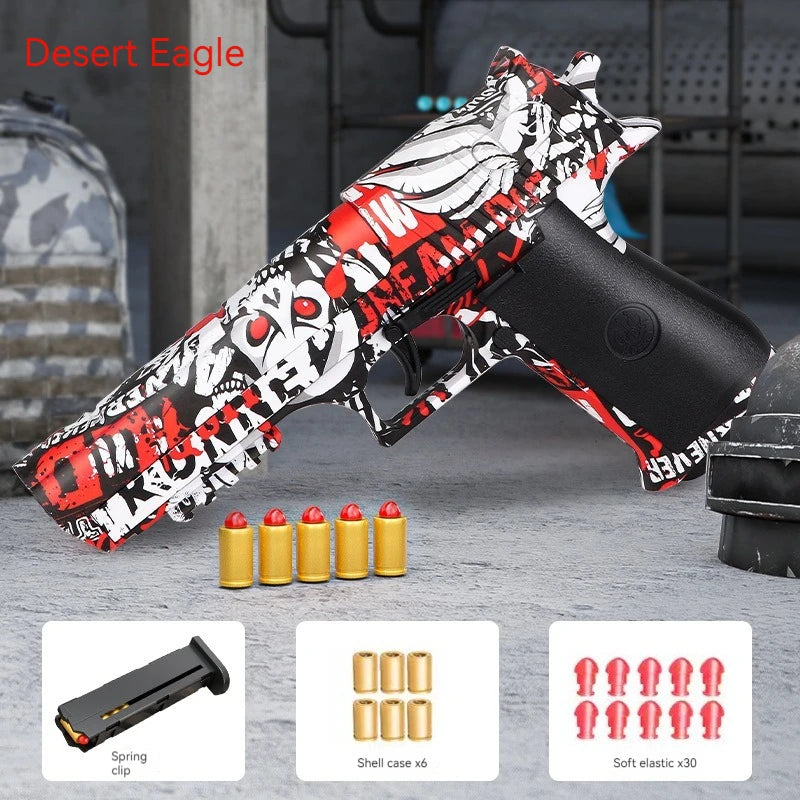 Super Soft Bullet Toy Gun – Realistic Shell Ejection & Manual Action!