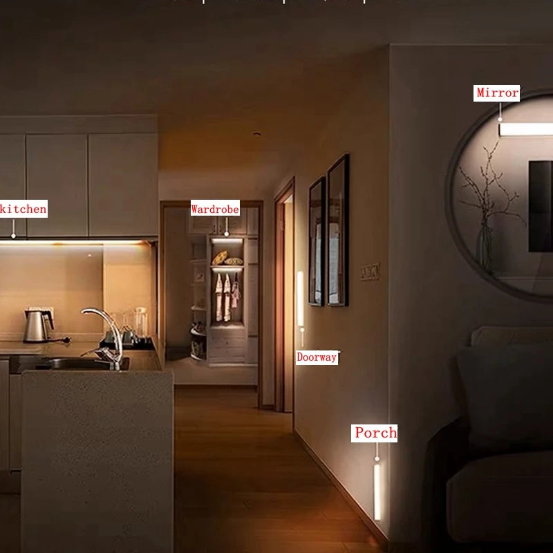 Veilleuse LED rechargeable avec détecteur de mouvement