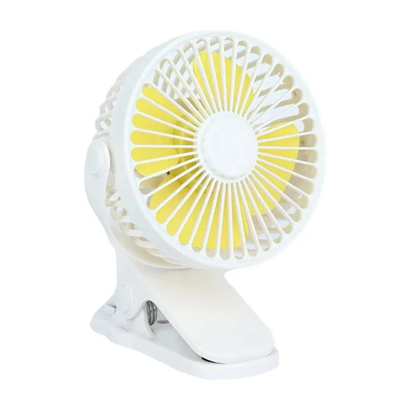 Mini Clip-On USB Fan – Silent & Portable Cooling for Home, Office & Travel