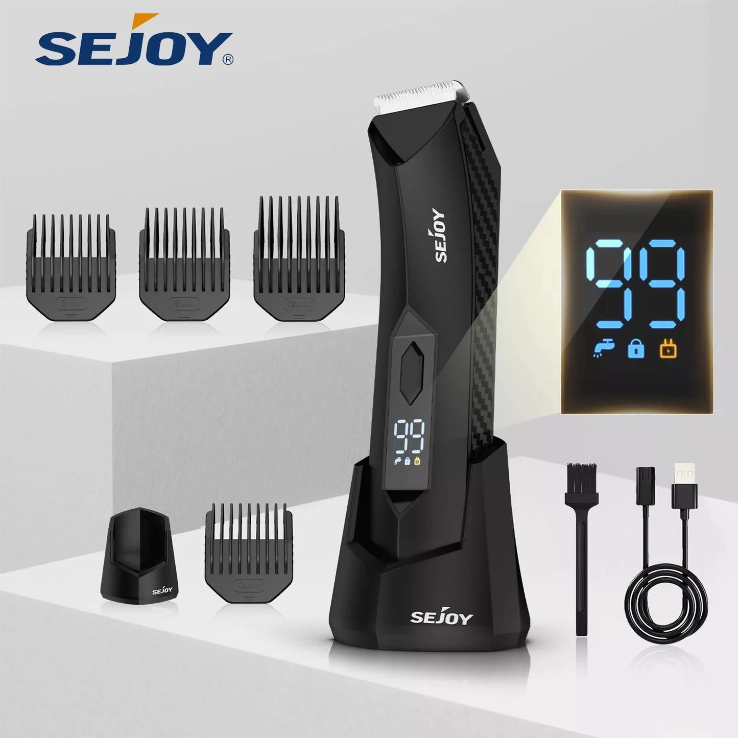 Elite Wet & Dry Precision Grooming: Recortador de vello y cortapelos recargable