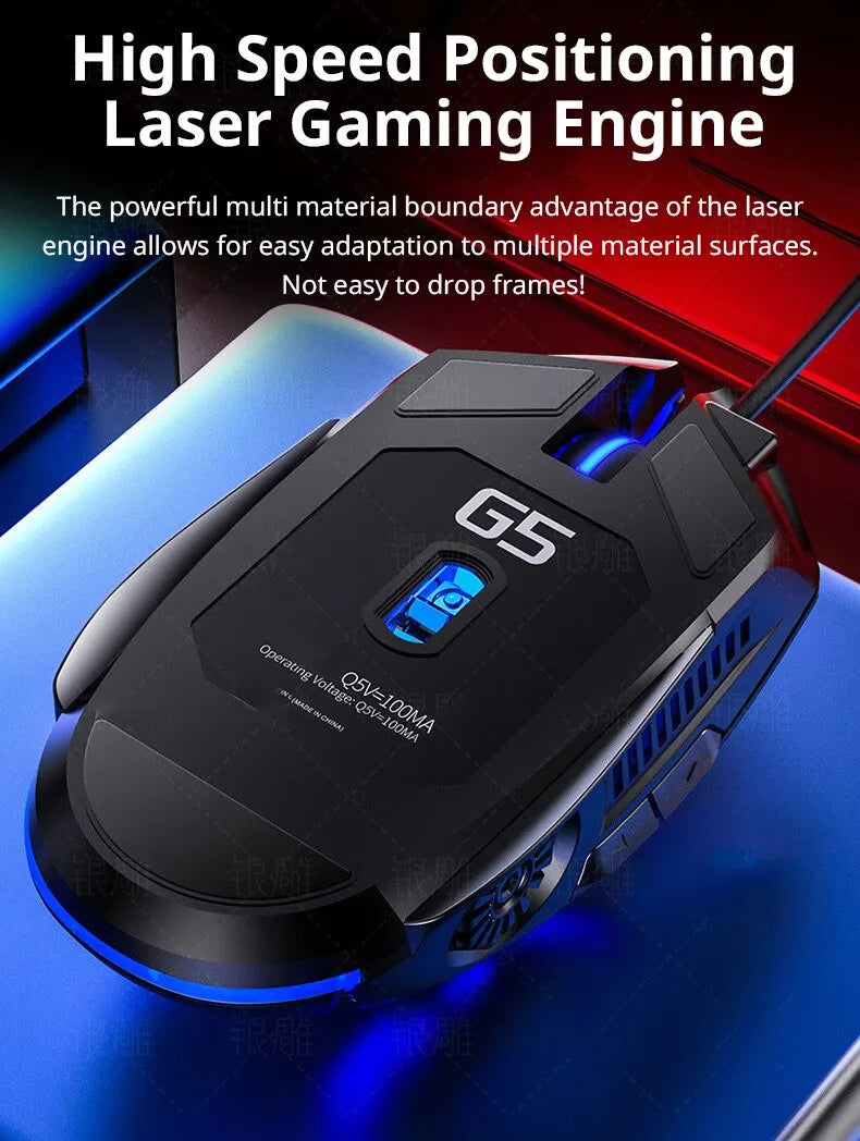 E-Sport Silver Eagle G5 Wired Mouse