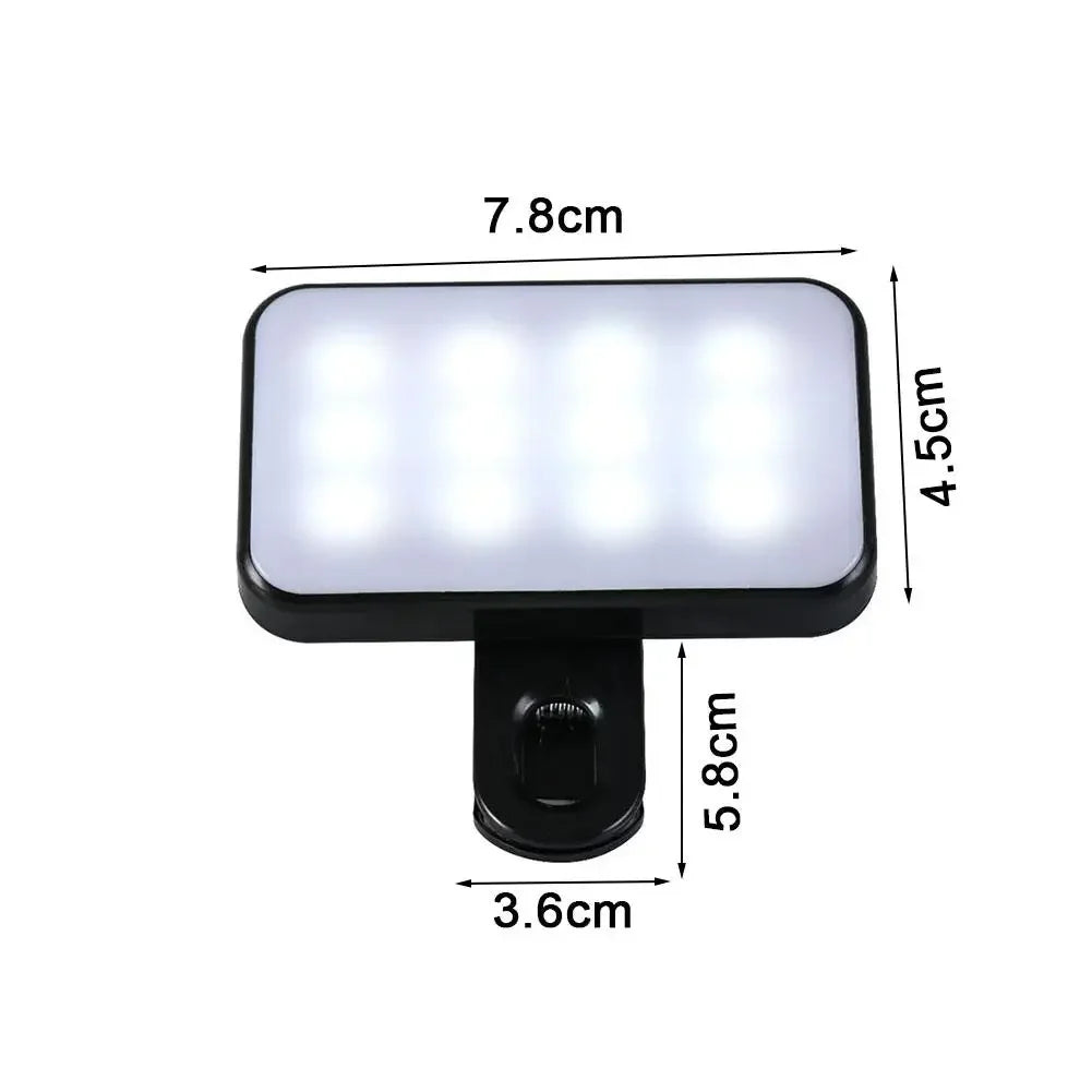 Pocket LED Tri-Colour Selfie Light – Perfect for Video Calls, Photos & More
