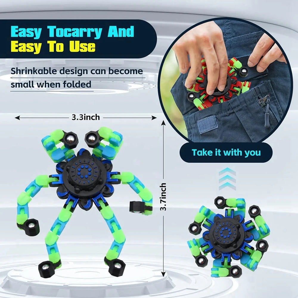 Glow in The Dark Robot Fidget Spinners
