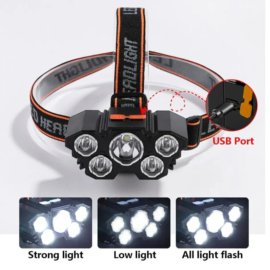 ESMARTER Powerful LED Flashlight Rechargeable