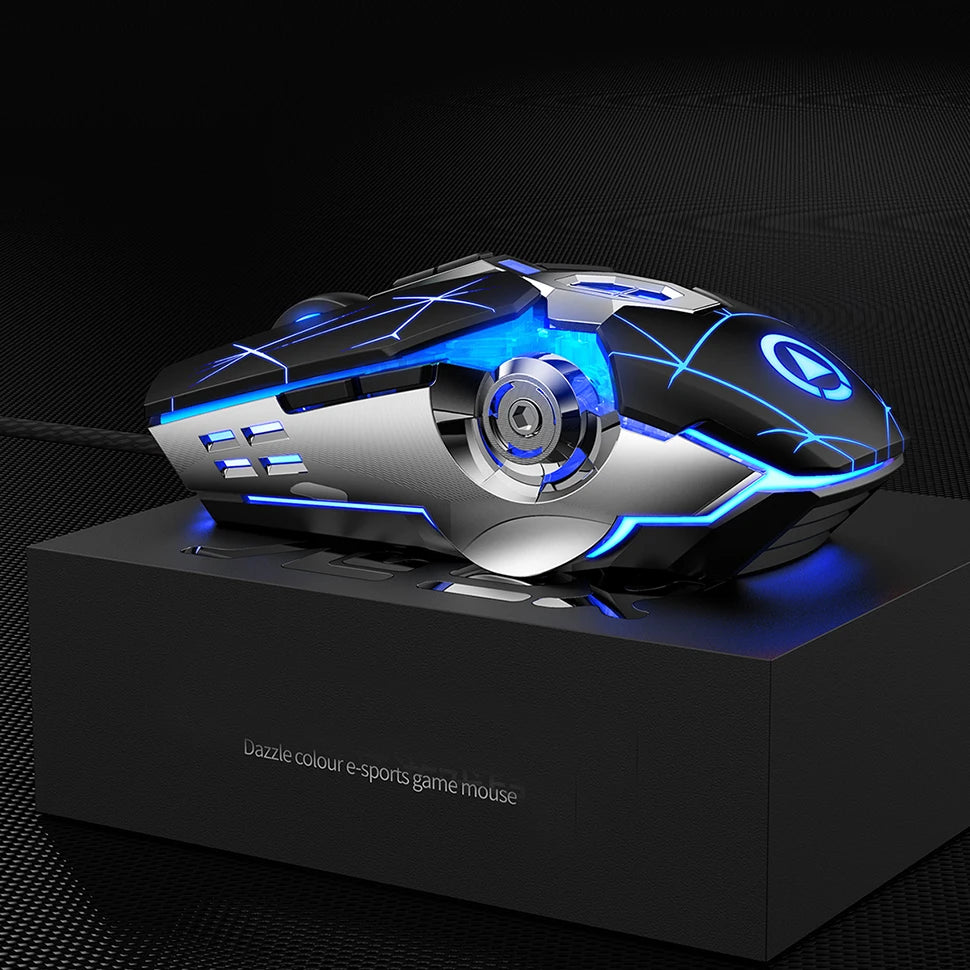 Professional Wired Gaming Mouse โ 3200 DPI, 7 Buttons & LED Backlight