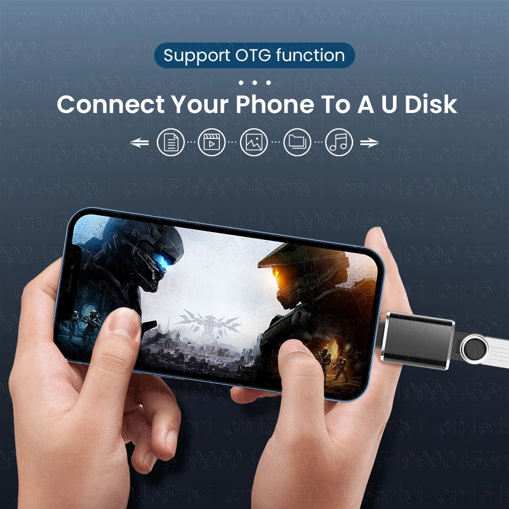 USB 3.0 OTG Adapter for iPhone & iPad – High-Speed Data Transfer & Device Connectivity