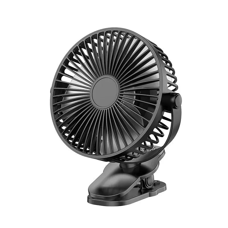 Mini Clip-On USB Fan – Silent & Portable Cooling for Home, Office & Travel