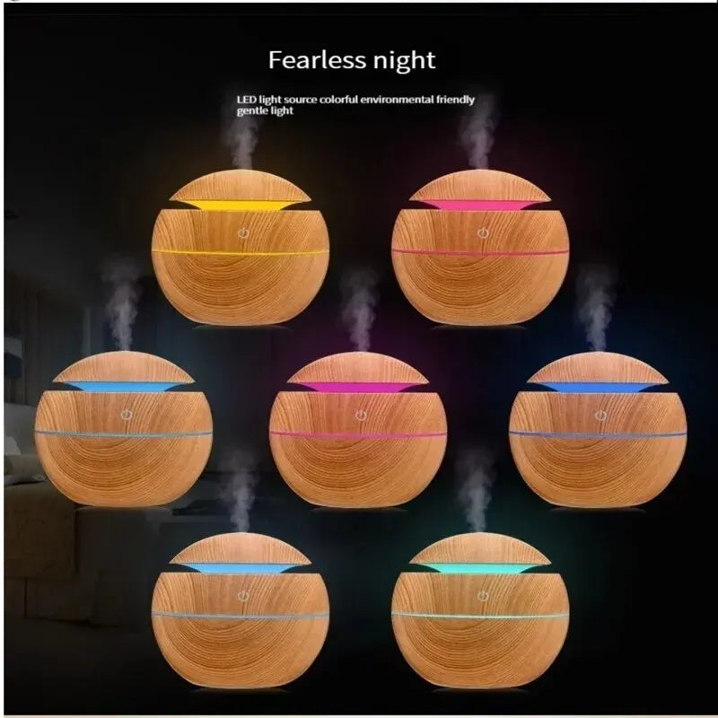 Wood Grain Ultrasonic Humidifier
